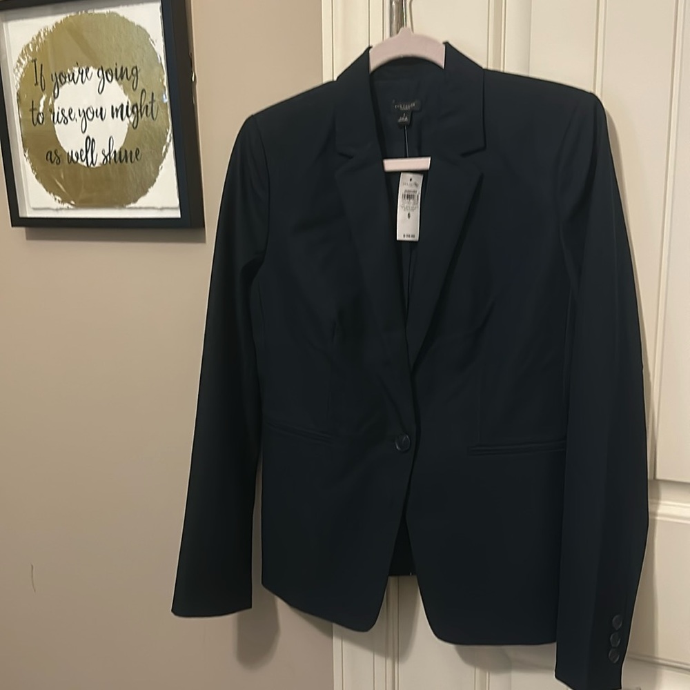 Blue Fitted Blazer